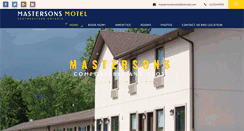 Desktop Screenshot of mastersonsmotel.com